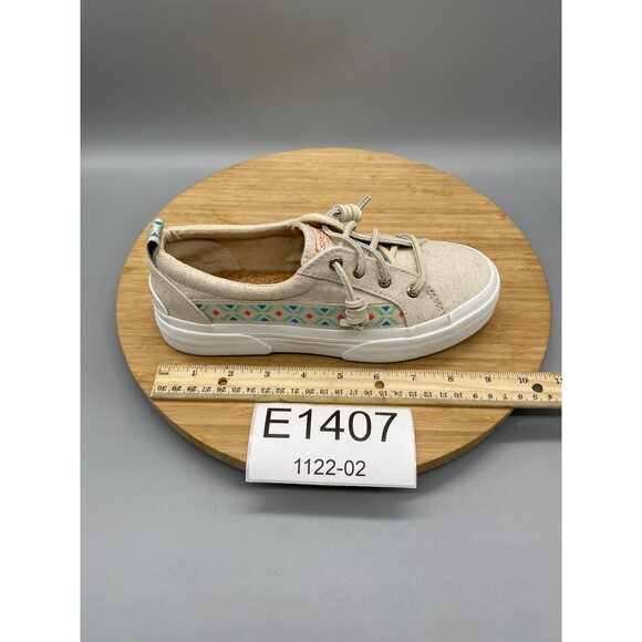 SPERRY Shoes Beige Casual Sneakers Southwestern Aztec STS87010 Womens Size 6 - Picture 12 of 12